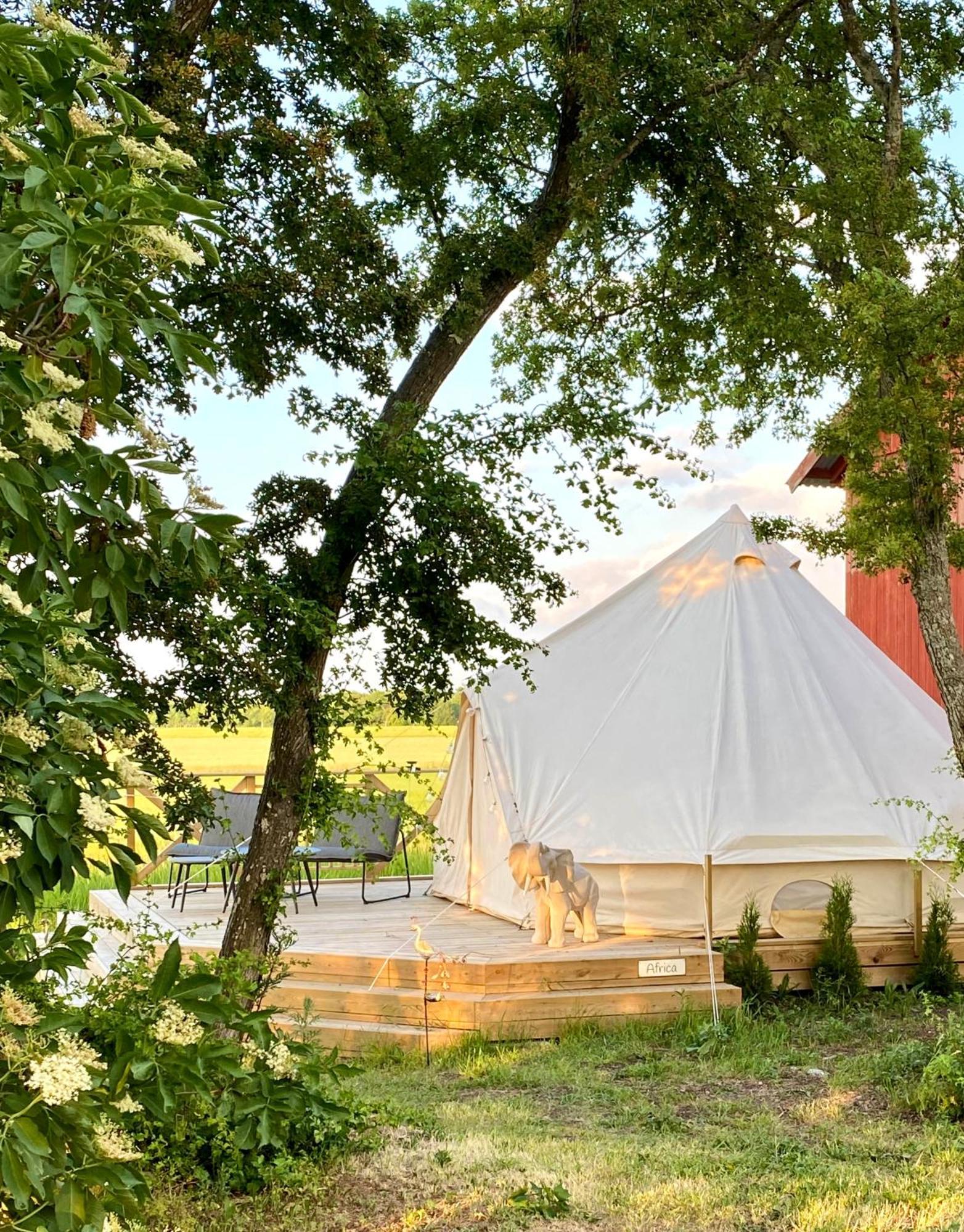 Soerby Glamping Hotel Klockrike Bagian luar foto