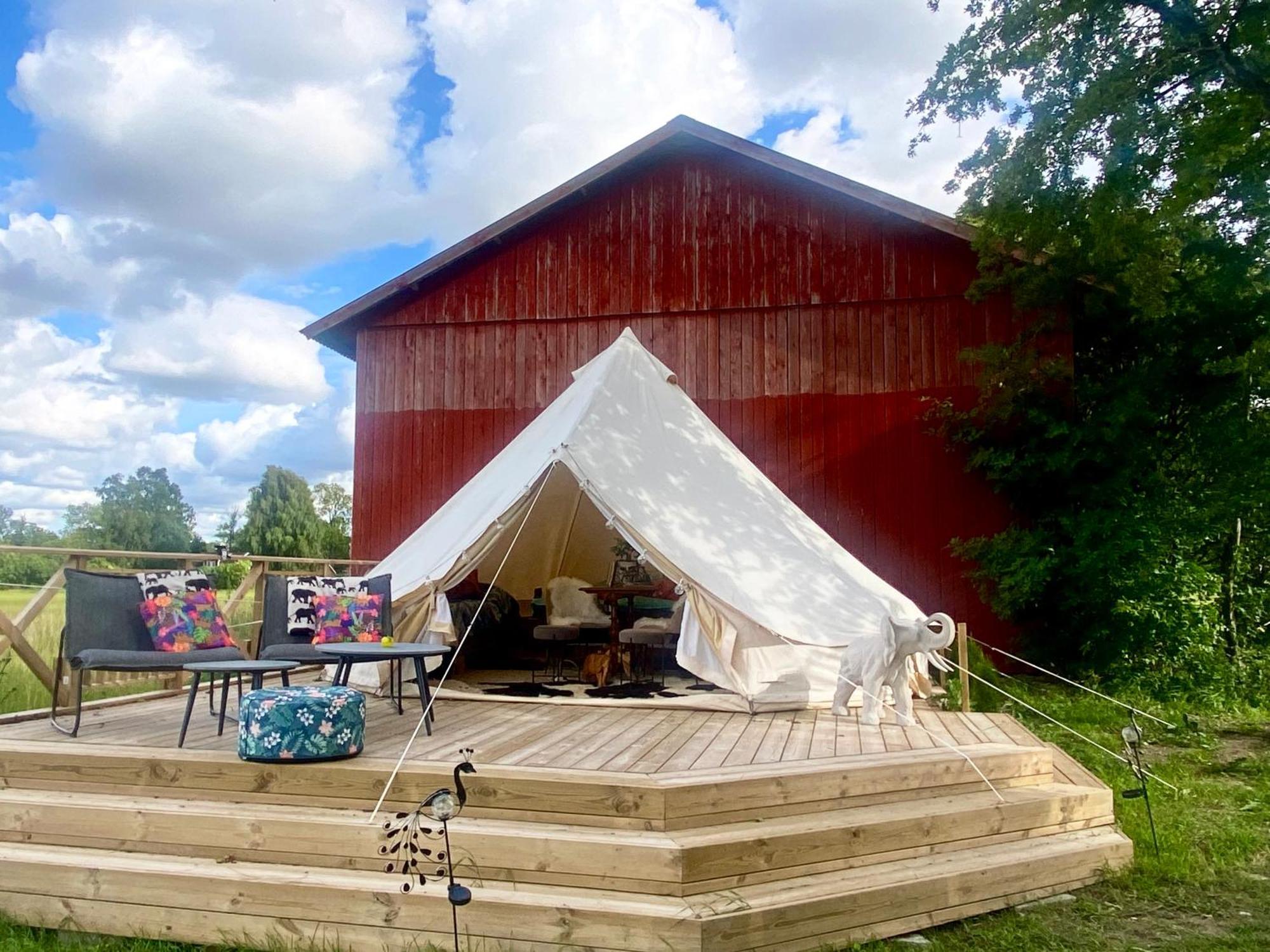 Soerby Glamping Hotel Klockrike Bagian luar foto